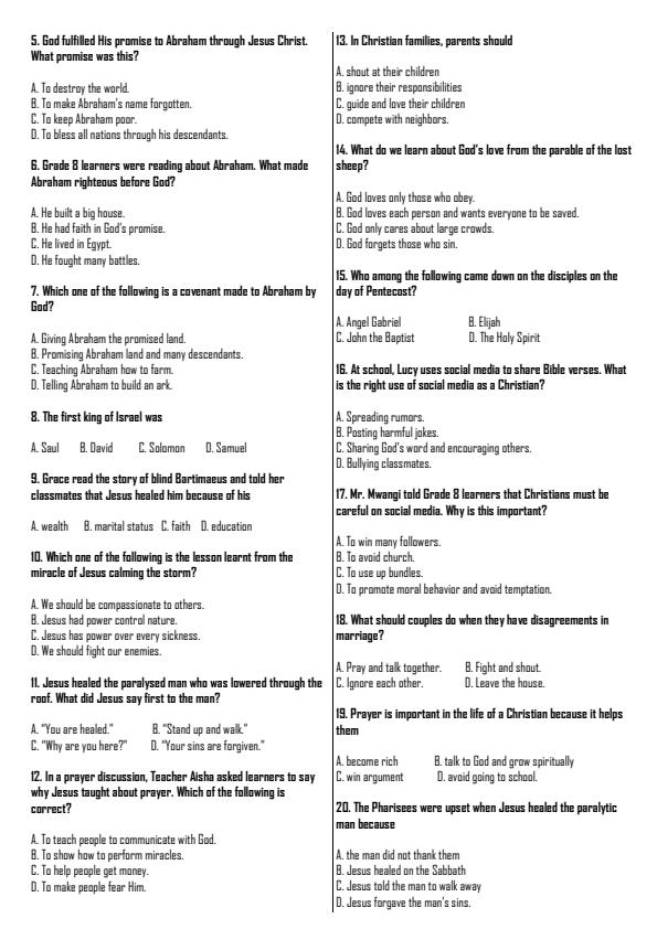 Preview page Grade-8-CRE-Mid-Term-2-Exam-2026_5879_1.jpg