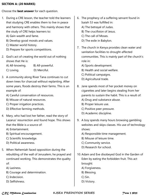 Preview page Grade-8-CRE-Mid-Term-3-Exam-2025_4671_1.jpg