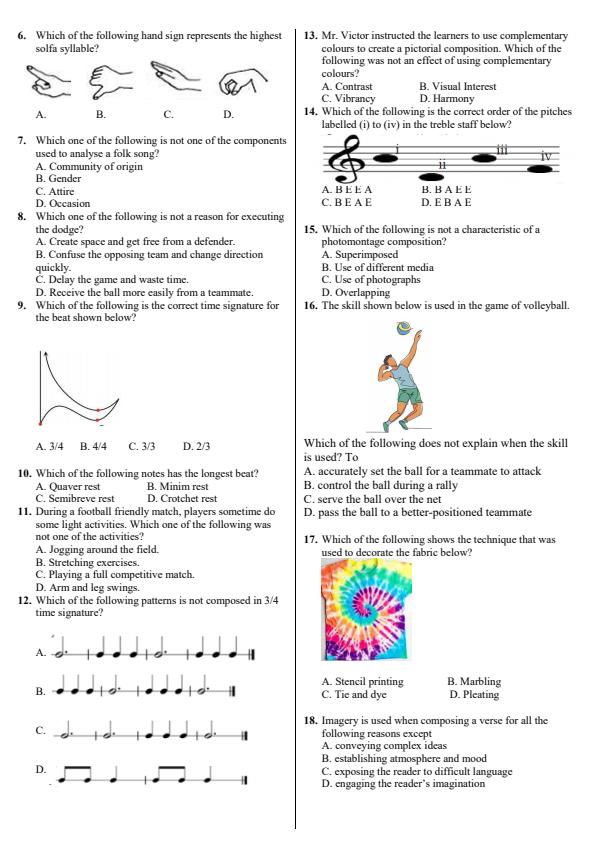 Preview page Grade-8-Creative-Arts-and-Sports-End-Term-2-Exam-2026_6098_1.jpg
