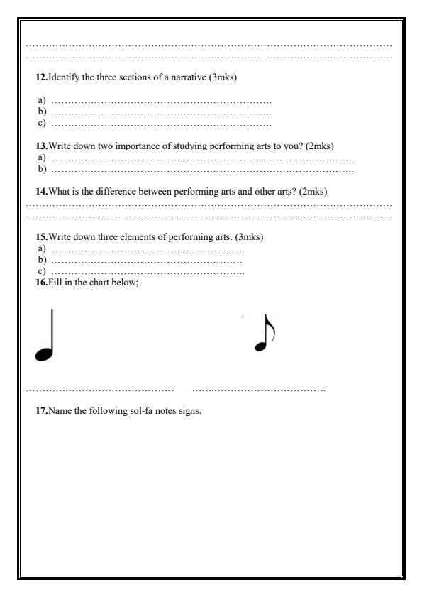 Preview page Grade-8-Creative-Arts-and-Sports-Mid-Term-1-Exam-2024-Set-1_2107_2.jpg