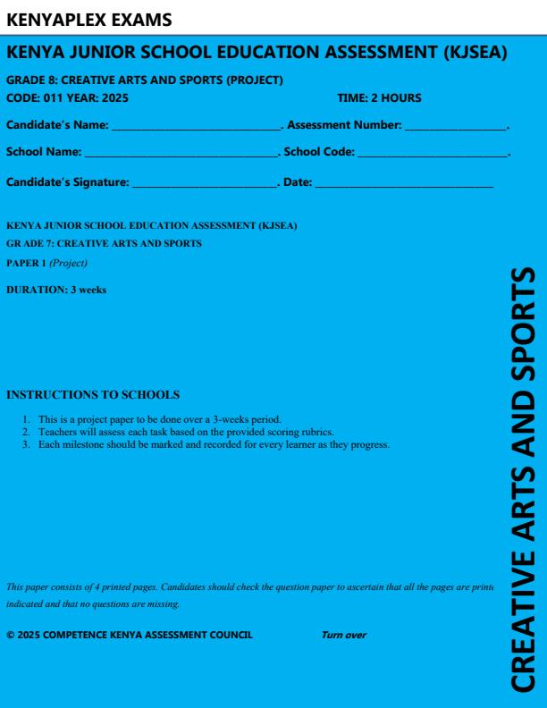 Preview page Grade-8-Creative-Arts-and-Sports-Paper-1-End-of-Term-3-Exam-2025_4842_0.jpg