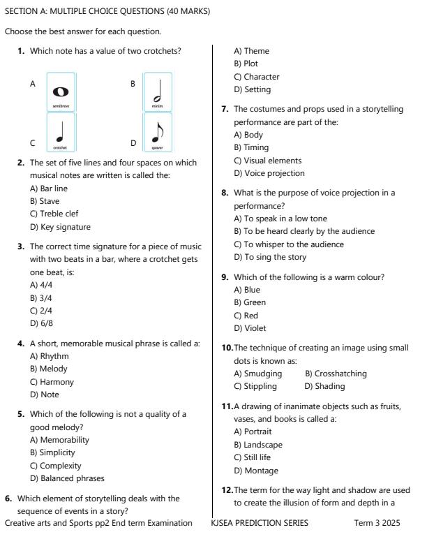 Preview page Grade-8-Creative-Arts-and-Sports-Paper-2-End-of-Term-3-Exam-2025_4868_1.jpg