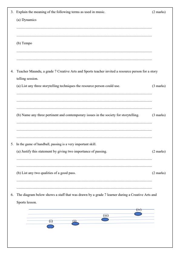 Preview page Grade-8-Creative-Arts-and-Sports-Term-1-Opener-Exam-2025_3461_1.jpg