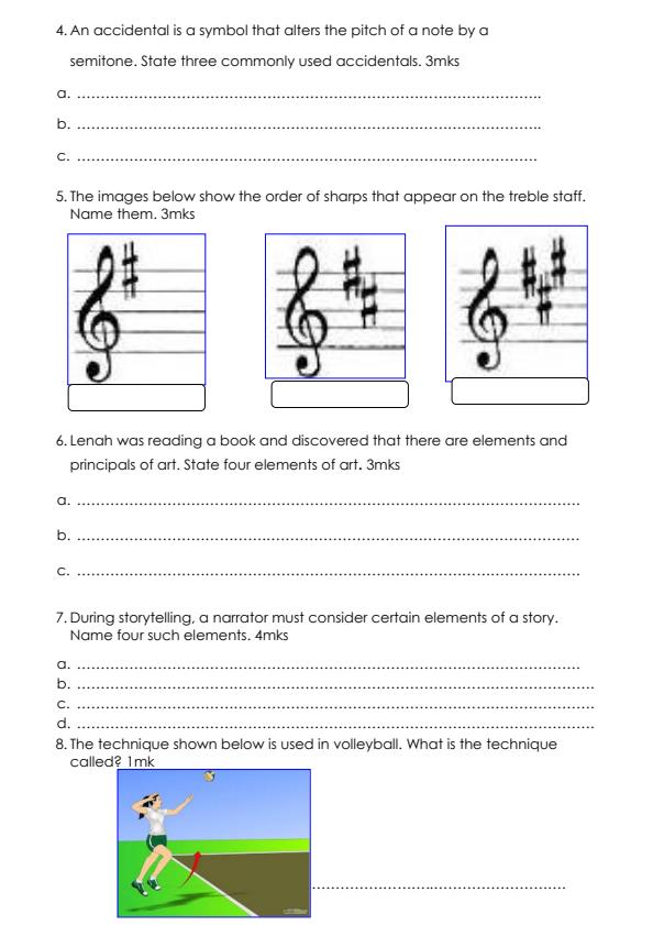 Preview page Grade-8-Creative-Arts-and-Sports-Term-3-Opener-Exam-2024_2908_1.jpg