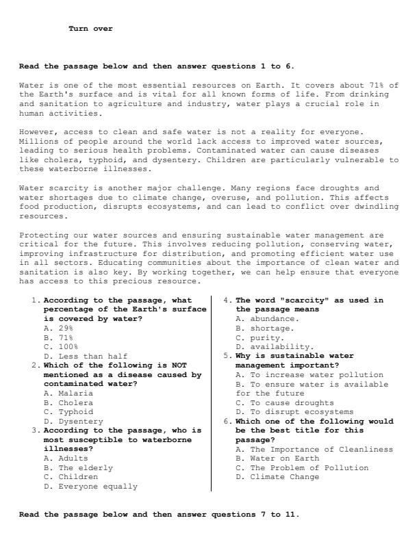 Preview page Grade-8-English-Paper-1-End-Term-3-Exam-2026_6791_1.jpg