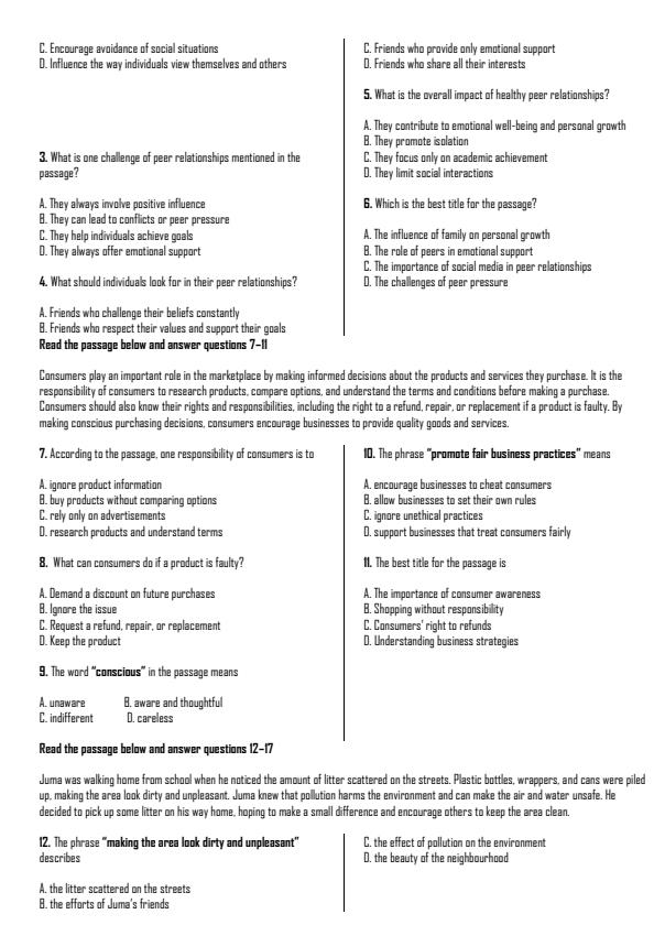 Preview page Grade-8-English-Paper-1-Term-2-OPener-Exam-2026_5611_1.jpg