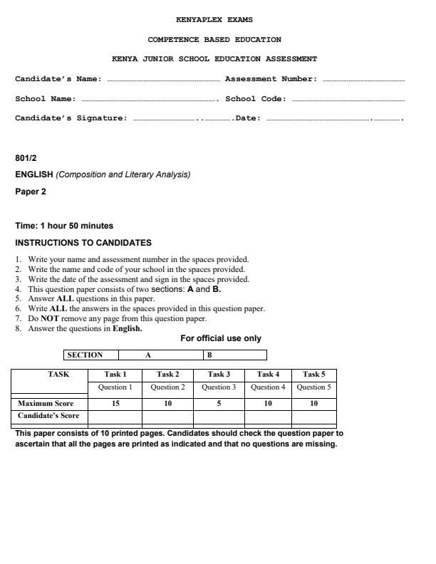 Preview page Grade-8-English-Paper-2-End-Term-3-Exam-2026_6792_0.jpg