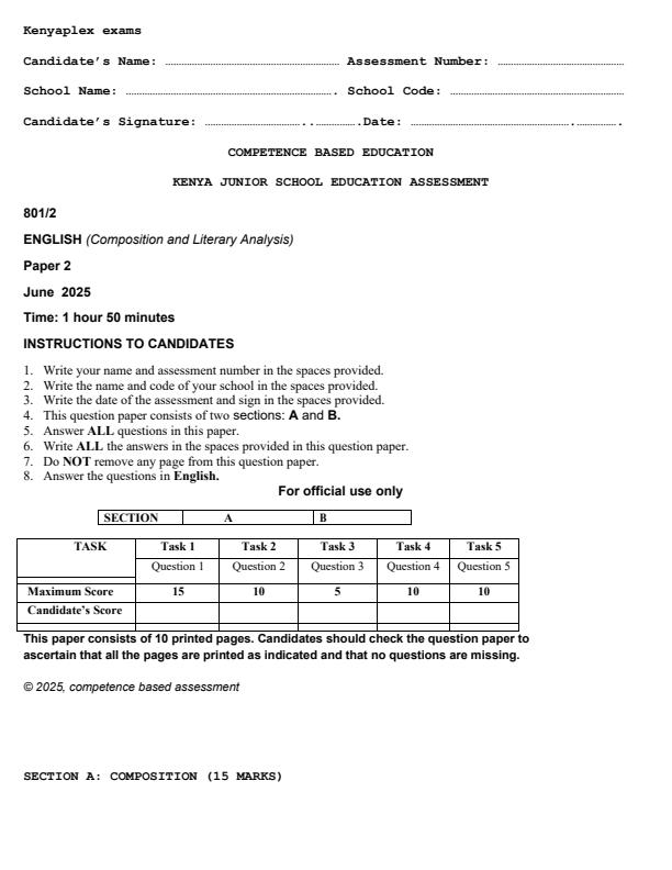 Preview page Grade-8-English-Paper-2-Mid-Term-2-Exam-2025_4168_0.jpg