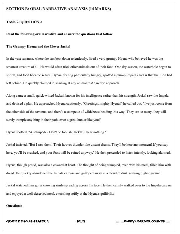 Preview page Grade-8-English-Paper-2-Term-3-Opener-Exam-2025_4549_4.jpg