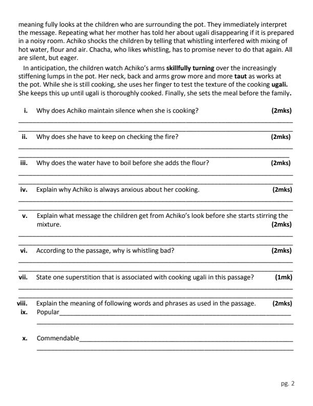 Preview page Grade-8-English-Term-2-Opener-Exam-2024_2412_1.jpg