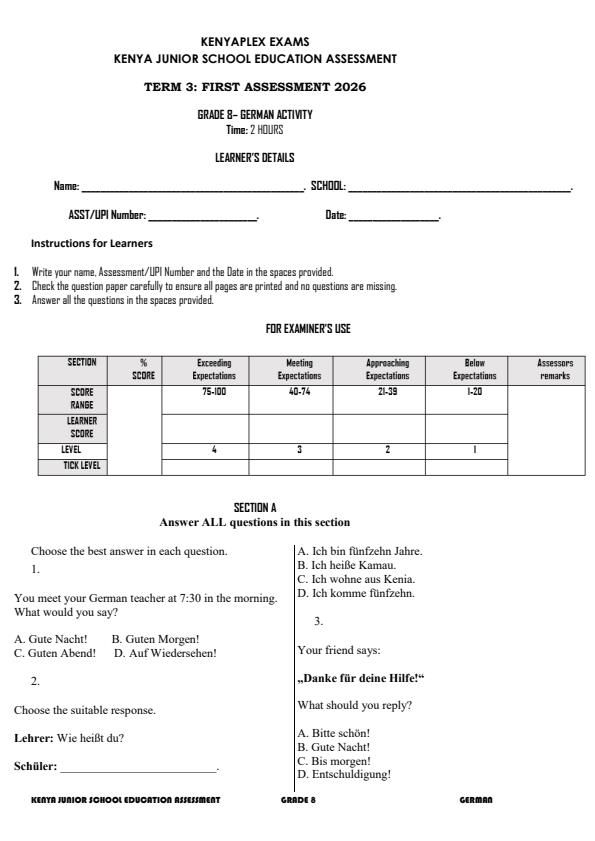 Preview page Grade-8-German-Activity-End-Term-3-Exam-2026_6794_0.jpg