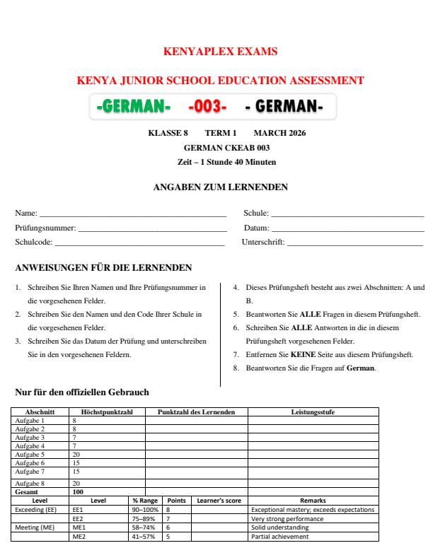 Preview page Grade-8-German-End-Term-1-Exam-2026_5387_0.jpg