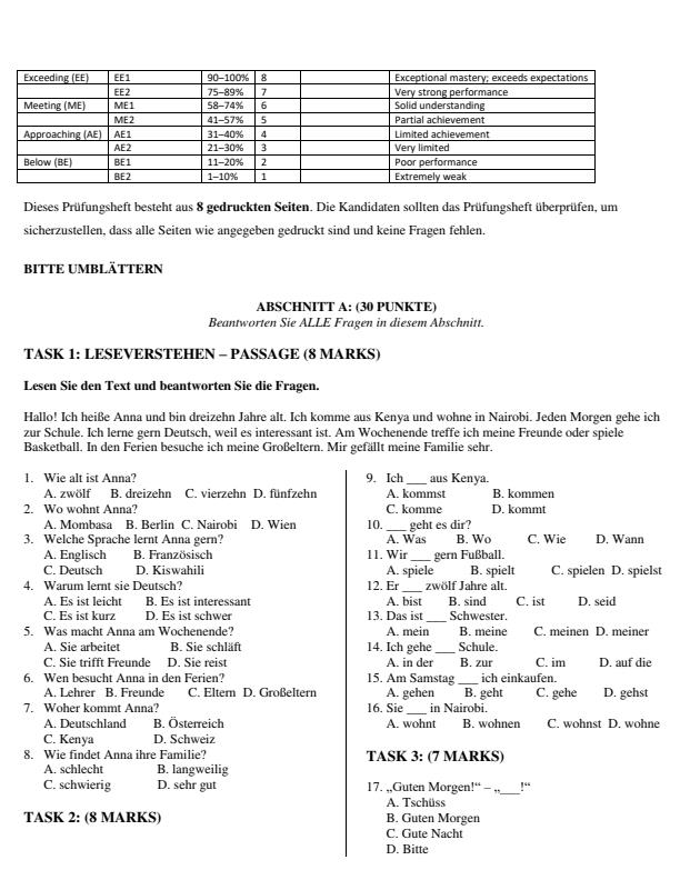 Preview page Grade-8-German-Mid-Term-1-Exam-2026_5103_1.jpg