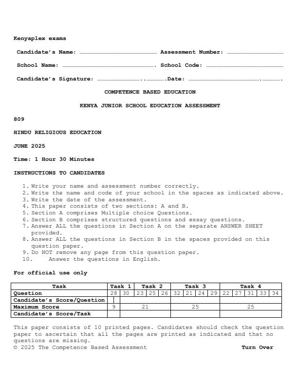 Preview page Grade-8-HRE-Mid-Term-2-Exam-2025_4169_0.jpg