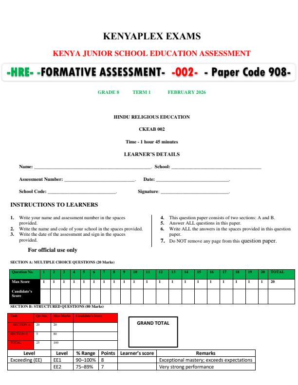 Preview page Grade-8-HRE-mid-Term-1-Exam-2026_5104_0.jpg