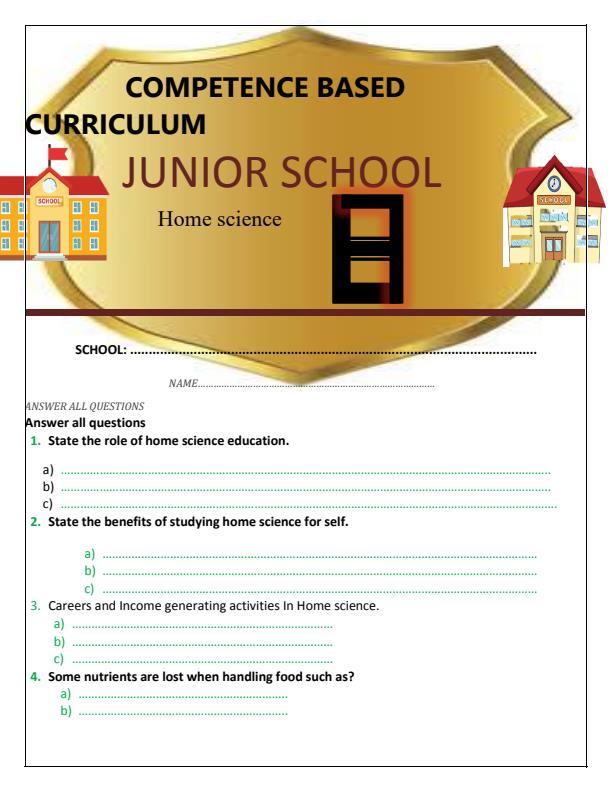 Preview page Grade-8-Home-Science-Term-1-Opener-Exam-2024-Set-2_1892_0.jpg