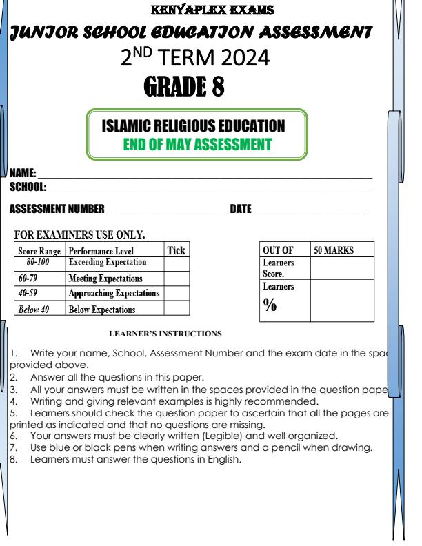 Preview page Grade-8-IRE-End-of-May-Assessment-Test-2024_2543_0.jpg