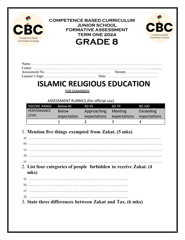 Preview page Grade-8-IRE-Mid-Term-1-Exam-2024-Set-1_2111_0.jpg