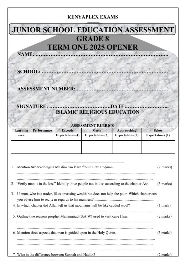 Preview page Grade-8-IRE-Term-1-Opener-Exam-2025_3467_0.jpg