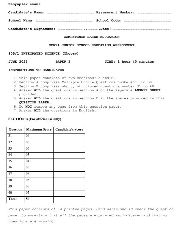 Preview page Grade-8-Integrated-Science-Paper-1-Mid-Term-2-Exam-2025_4170_0.jpg