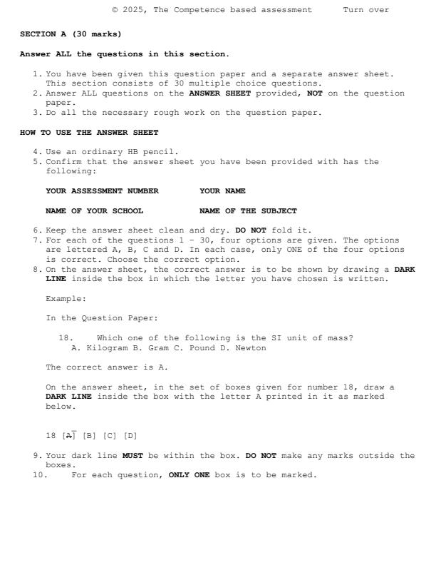 Preview page Grade-8-Integrated-Science-Paper-1-Mid-Term-2-Exam-2025_4170_1.jpg