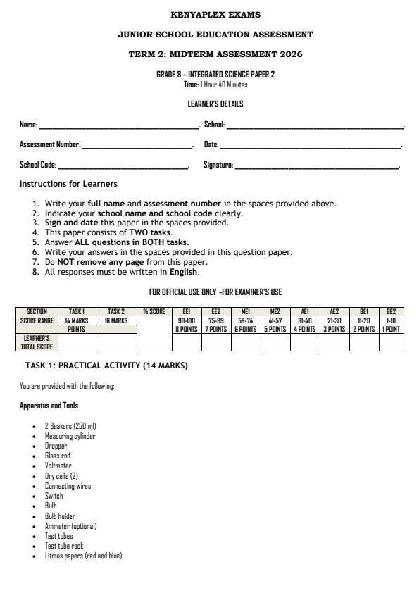 Preview page Grade-8-Integrated-Science-Paper-2-Mid-Term-2-Exam-2026_5887_0.jpg