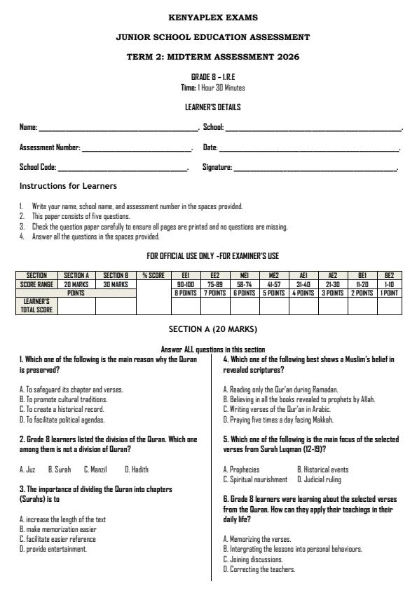 Preview page Grade-8-Islamic-Religious-Education-Mid-Term-2-Exam-2026_5888_0.jpg