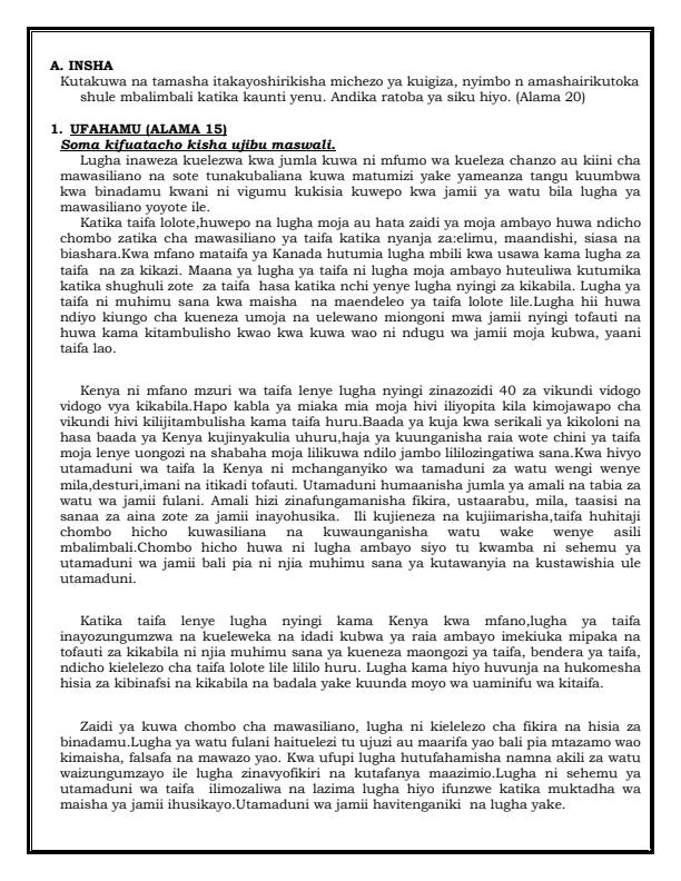 Preview page Grade-8-Kiswahili-Mid-Term-1-Exam-2024-Set-1_2112_1.jpg