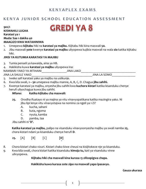 Preview page Grade-8-Kiswahili-Paper-1-End-of-Term-1-Examination-2025_3840_0.jpg