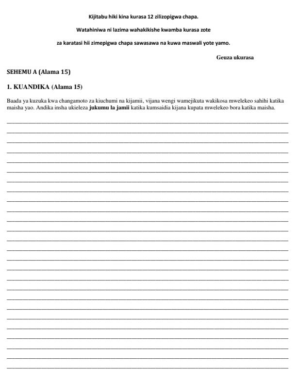 Preview page Grade-8-Kiswahili-Paper-2-Mid-Term-1-Exam-2026_5110_1.jpg