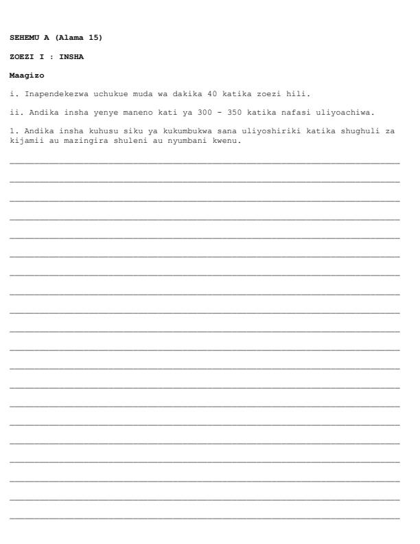 Preview page Grade-8-Kiswahili-Paper-2-Mid-Term-2-Exam-2025_4174_1.jpg