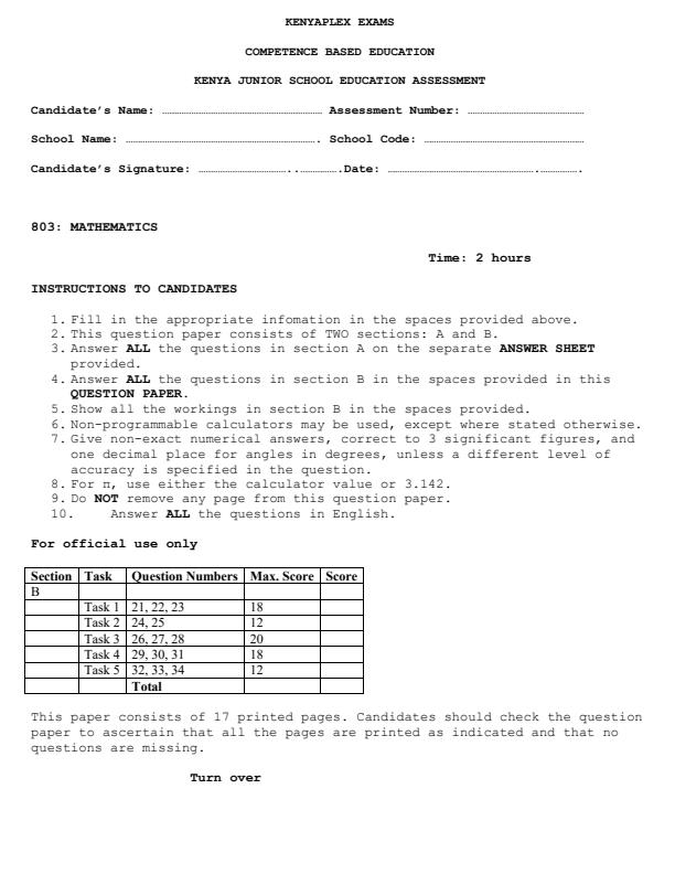 Preview page Grade-8-Mathematics-End-Term-3-Exam-2026_6802_0.jpg
