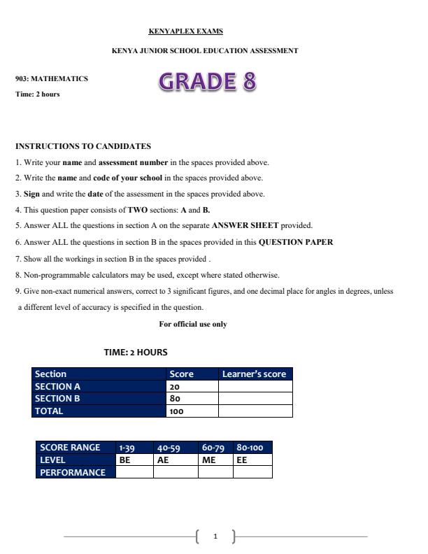 Preview page Grade-8-Mathematics-End-of-Term-1-Examination-2025_3837_0.jpg
