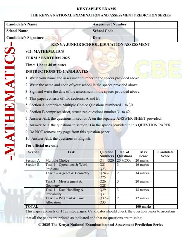 Preview page Grade-8-Mathematics-End-of-Term-2-Exam-2025_4416_0.jpg