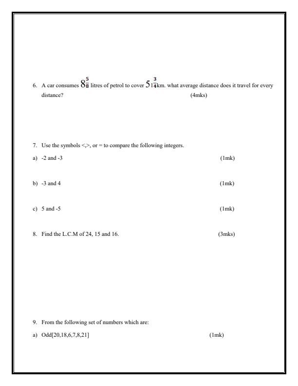 Preview page Grade-8-Mathematics-Mid-Term-1-Exam-2024-Set-1_2113_2.jpg
