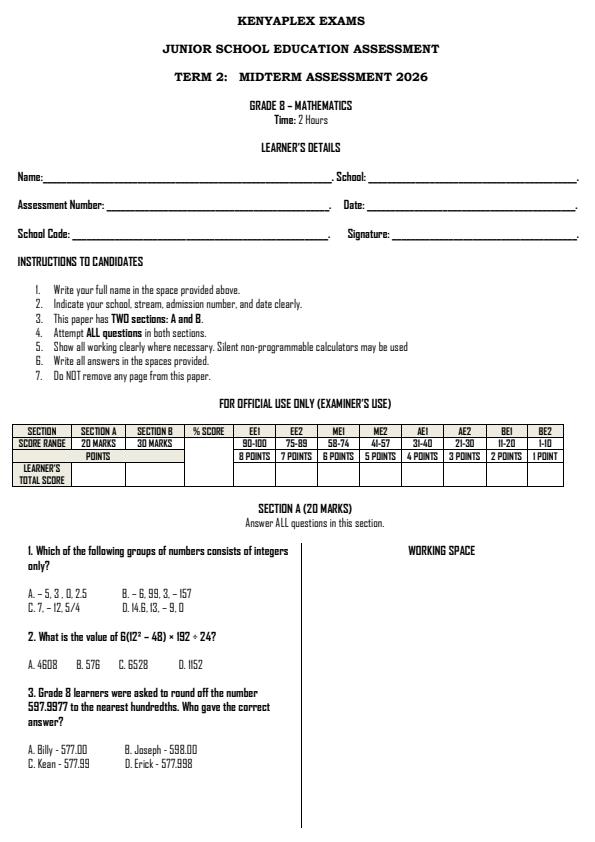 Preview page Grade-8-Mathematics-Mid-Term-2-Exam-2026_5892_0.jpg