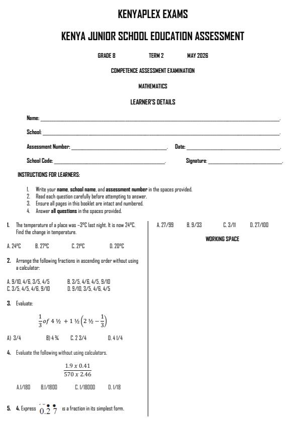 Preview page Grade-8-Mathematics-Term-2-Opener-Exam-2026_5622_0.jpg