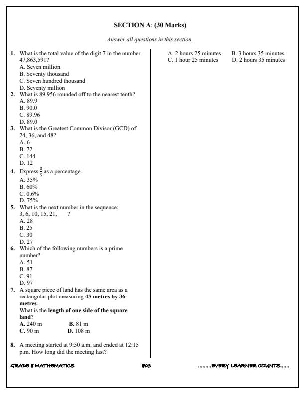 Preview page Grade-8-Mathematics-Term-3-Opener-Exam-2025_4556_1.jpg