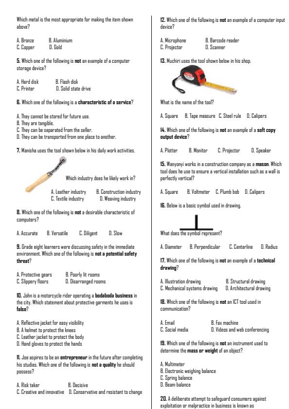 Preview page Grade-8-Pre--Technical-studies-Term-2-Opener-Exam-2026_5623_1.jpg