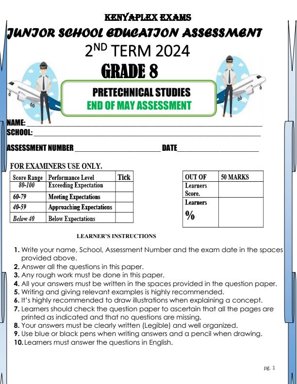 Preview page Grade-8-Pre-Technical-Studies-End-of-May-Assessment-Test-2024_2546_0.jpg