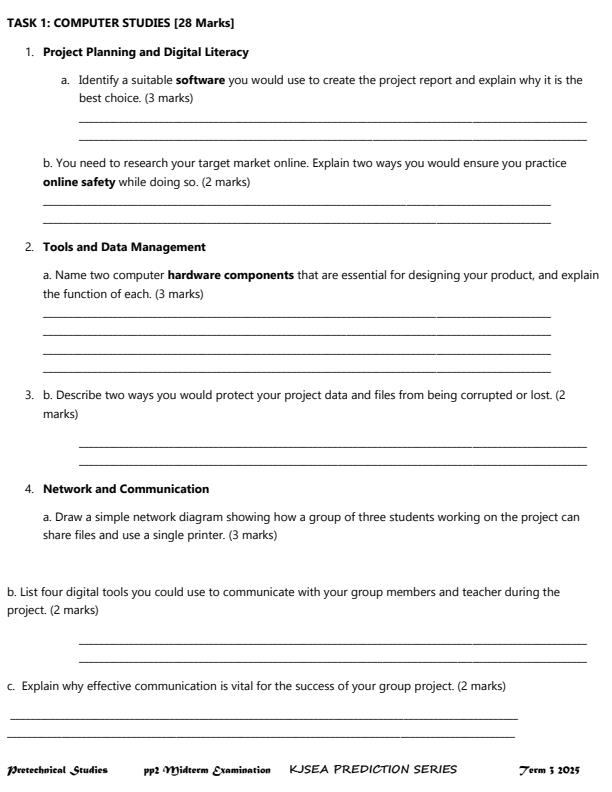 Preview page Grade-8-Pre-Technical-Studies-Paper-2-Mid-Term-3-Exam-2025_4684_1.jpg