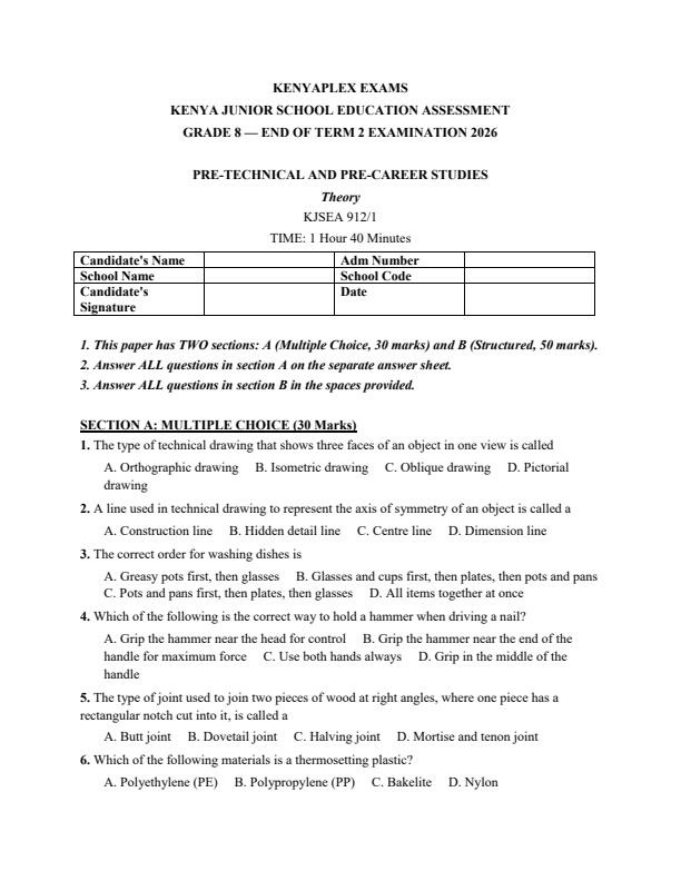 Preview page Grade-8-Pre-Technical-Studies-amd-Pre-Career-Studies-July-Assessment-Examination-2026_6378_0.jpg