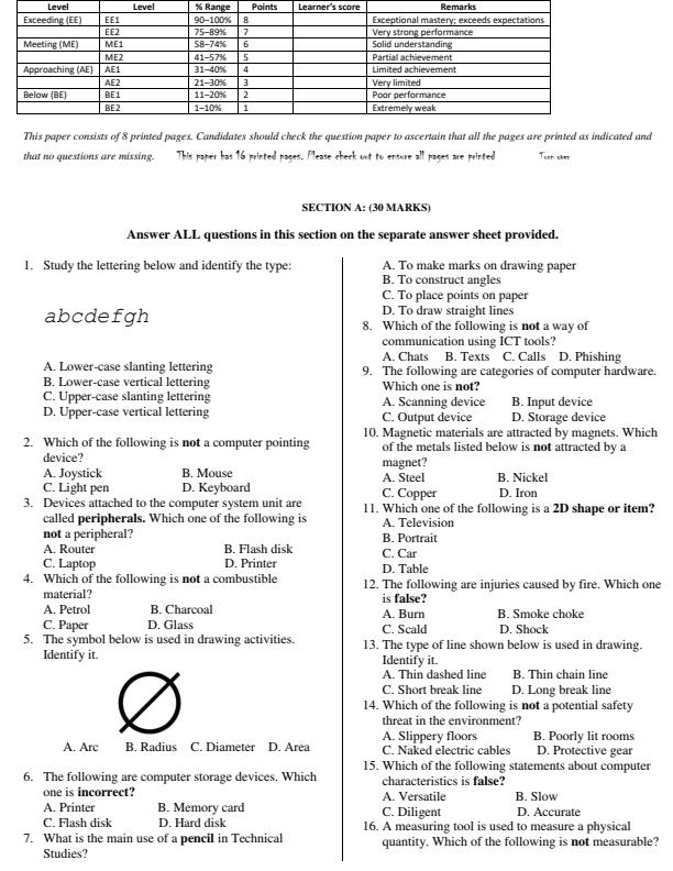 Preview page Grade-8-Pretechnical-Studies-Mid-Term-1-Exam-2026_5113_1.jpg
