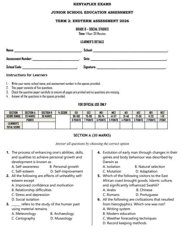 Preview page Grade-8-Social-Studies-End-Term-2-Exam-2026_6111_0.jpg