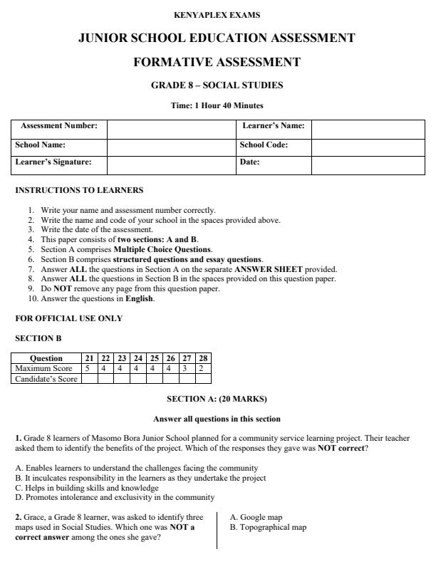 Preview page Grade-8-Social-Studies-End-Term-3-Set-2-Exam-2026_7181_0.jpg