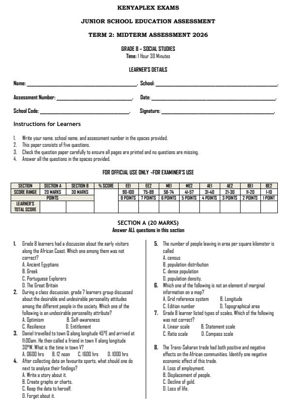 Preview page Grade-8-Social-Studies-Mid-Term-2-Exam-2026_5894_0.jpg