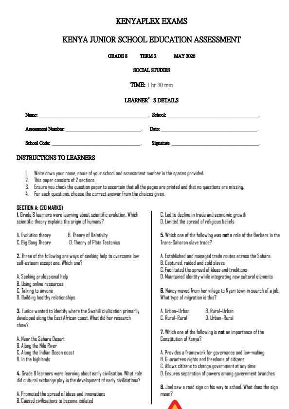 Preview page Grade-8-Social-Studies-Term-2-OPener-Exam-2026_5624_0.jpg