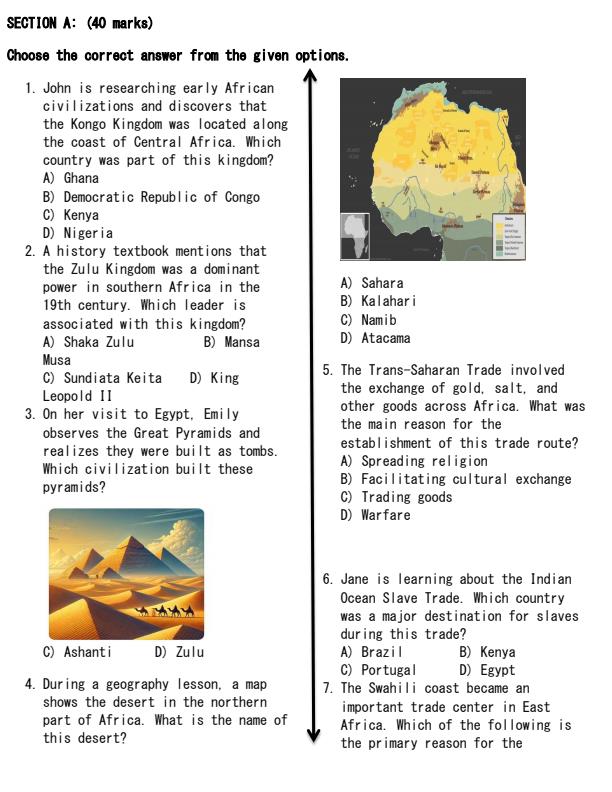 Preview page Grade-8-Social-Studies-Term-2-Opener-Exam-2025_4033_1.jpg