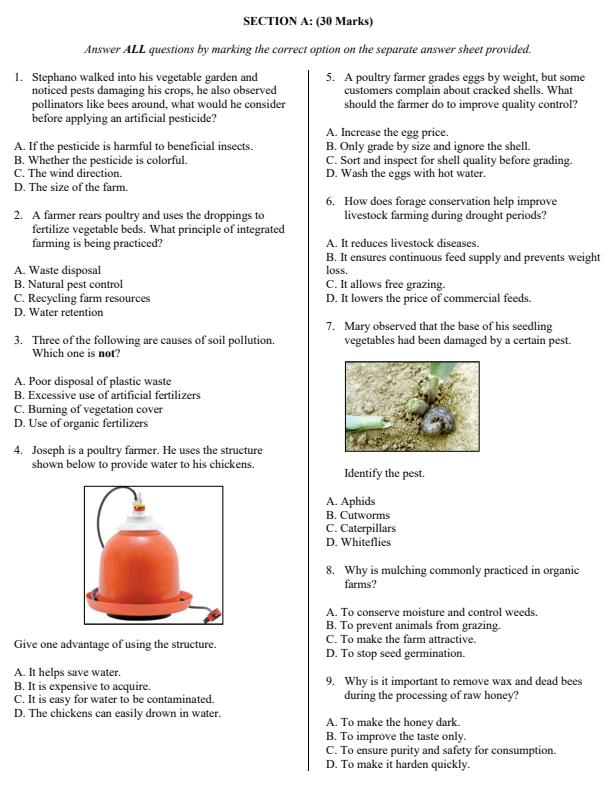 Preview page Grade-9-Agriculture-Paper-1-Term-3-Opener-Exam-2026_6516_1.jpg