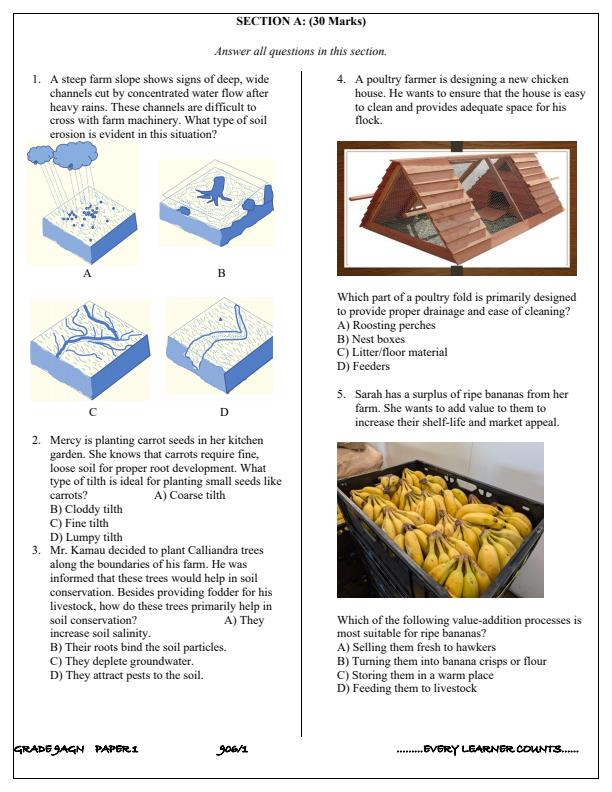 Preview page Grade-9-Agriculture-and-Nutrition-Term-3-Opener-Exam-2025_4560_1.jpg